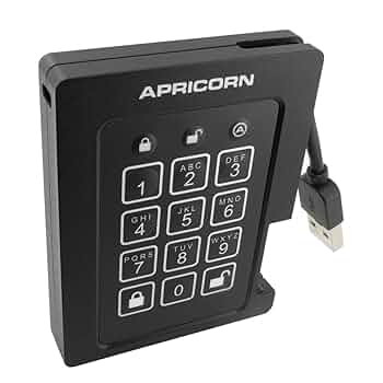 Apricorn　ASSD-3PL256-240F Amazon.com: Apricorn 4TB Aegis Padlock SSD 256-Bit, FIPS 140